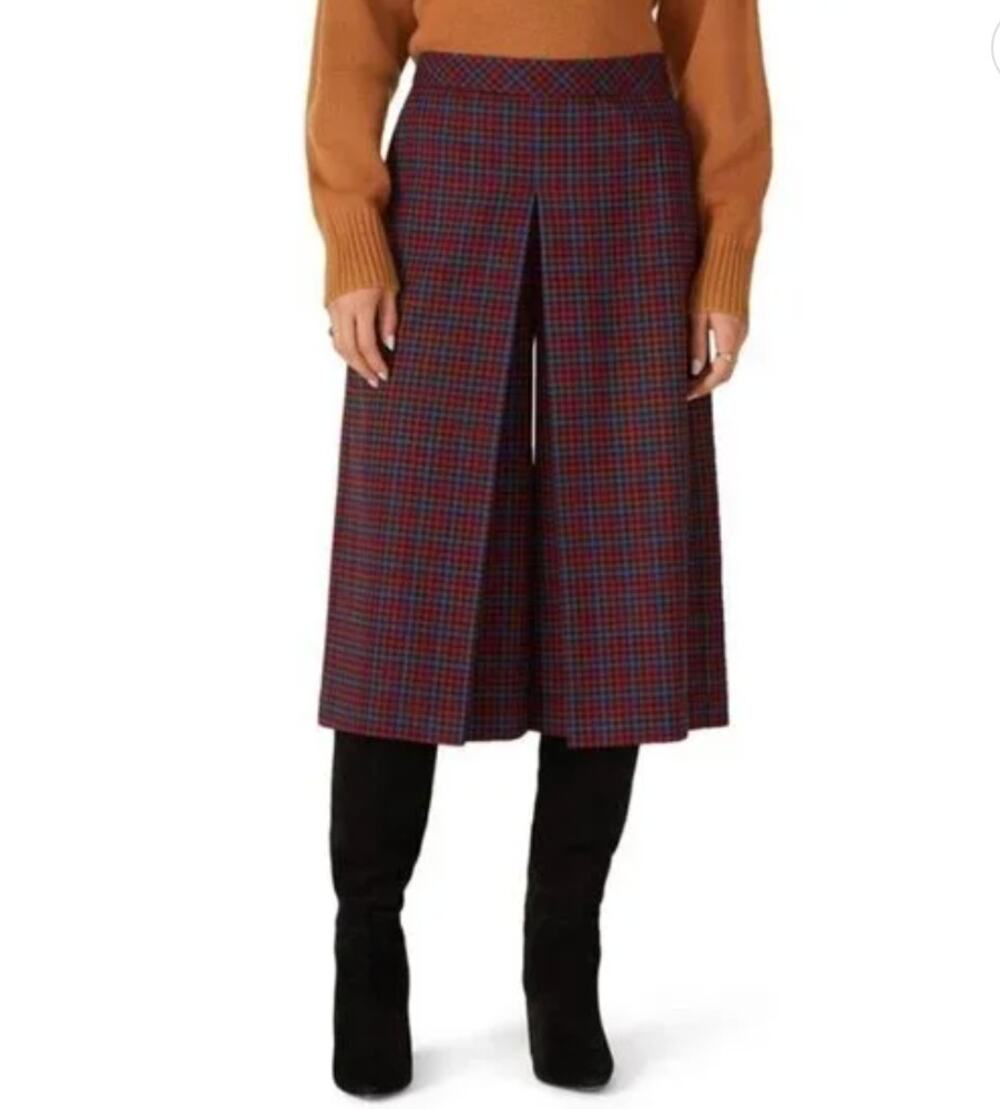 NWT Trina Turk Prizzi Pants in Multicolor Houndstooth